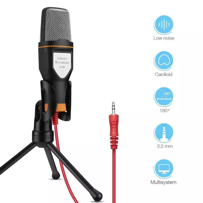 Microfone Condensador Omnidirecional