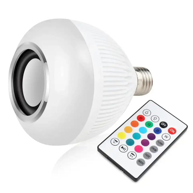 Lâmpada LED Bluetooth com Caixa de Som Integrada