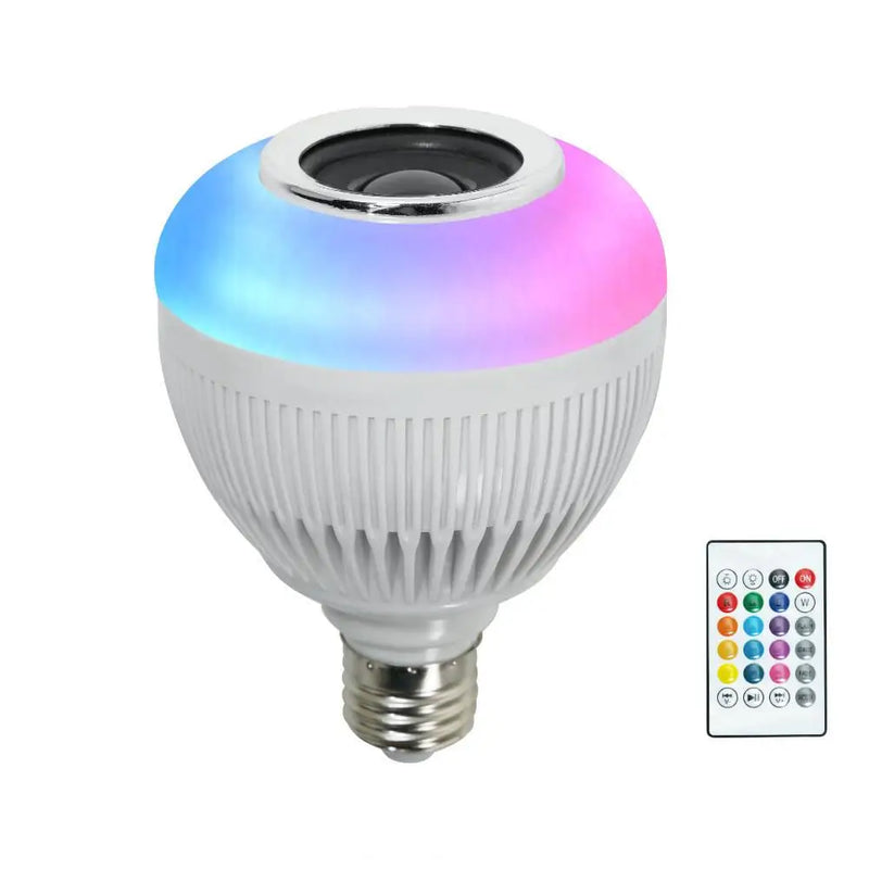 Lâmpada LED Bluetooth com Caixa de Som Integrada