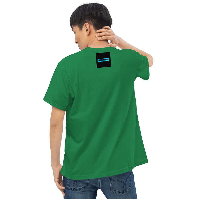 Camiseta justa com modelagem reta masculina