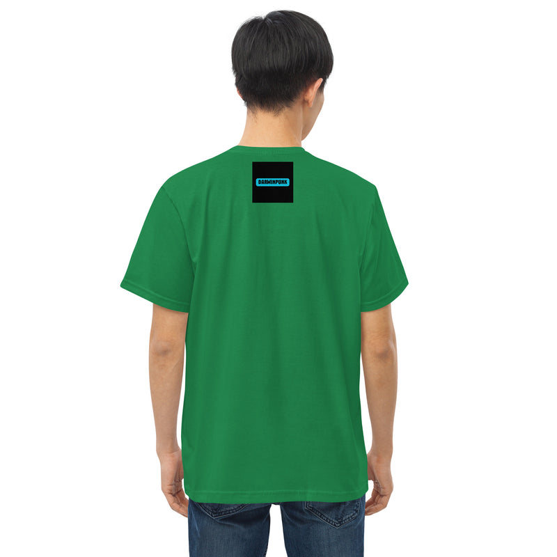 Camiseta justa com modelagem reta masculina