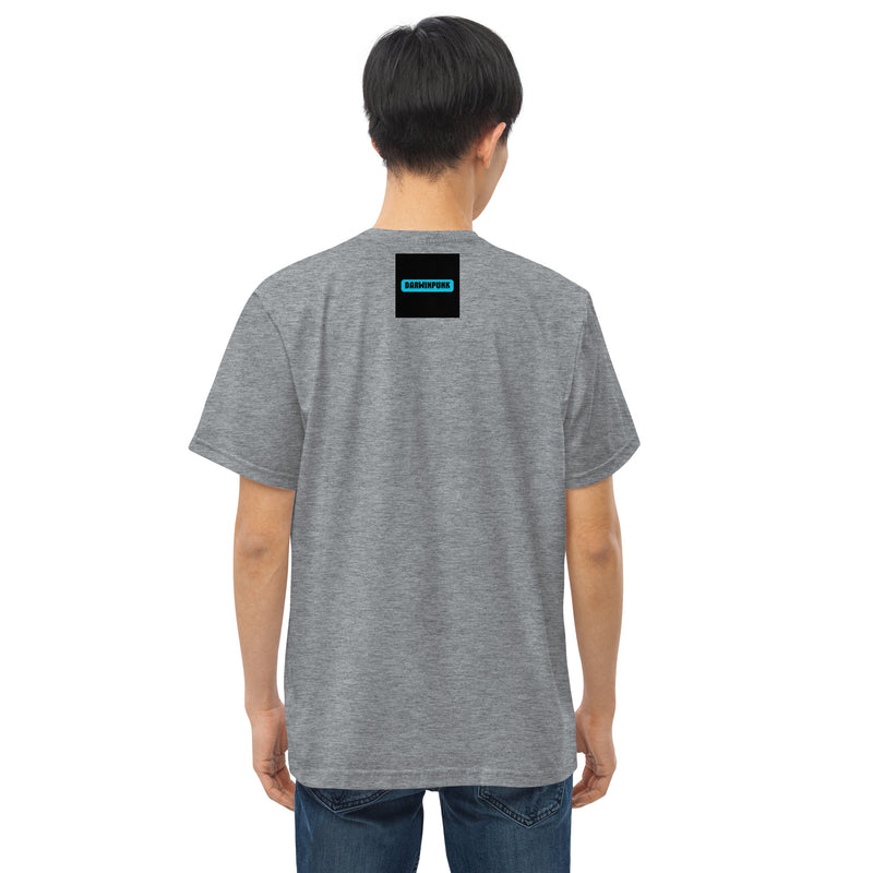 Camiseta justa com modelagem reta masculina