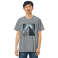 Camiseta justa com modelagem reta masculina