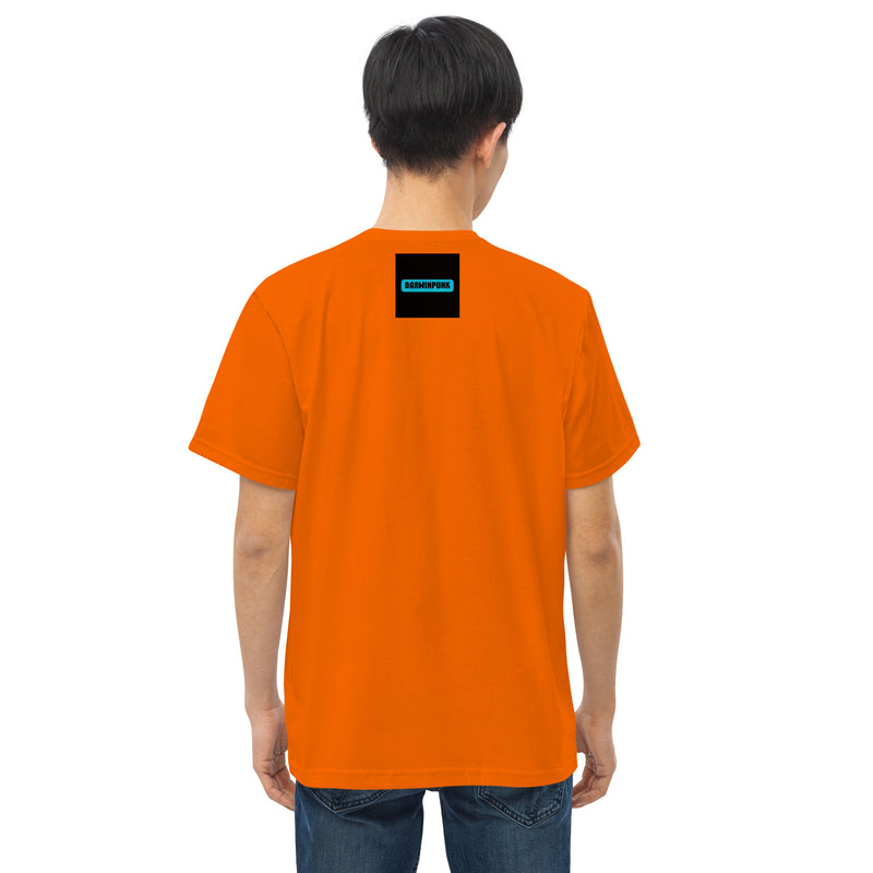 Camiseta justa com modelagem reta masculina
