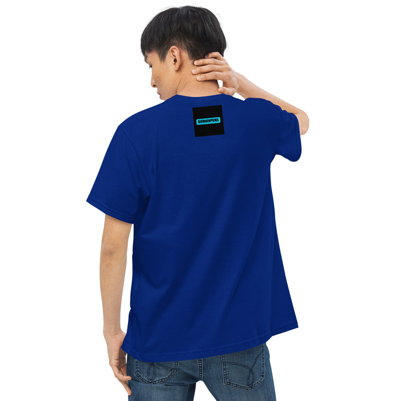 Camiseta justa com modelagem reta masculina