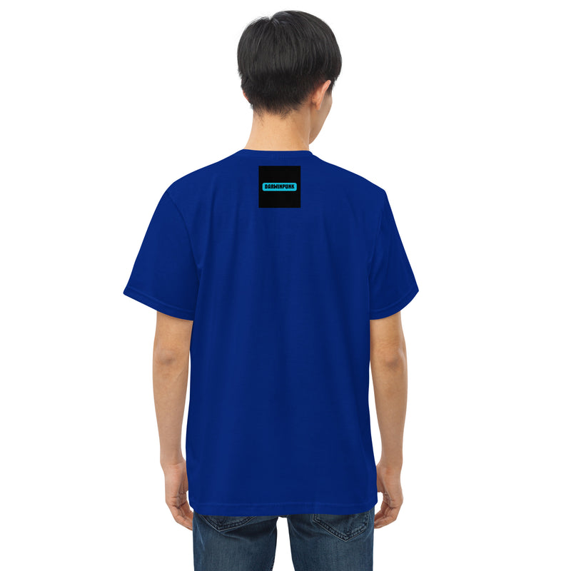 Camiseta justa com modelagem reta masculina