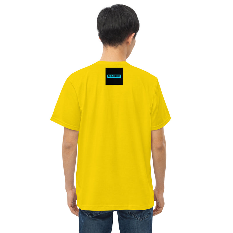 Camiseta justa com modelagem reta masculina
