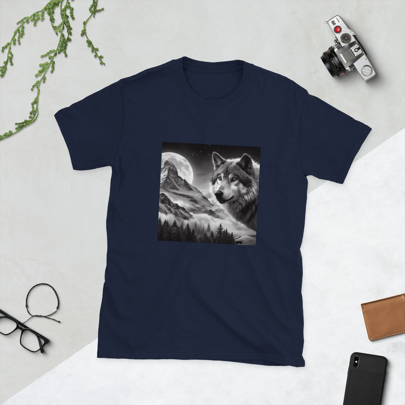 Camiseta unissex com mangas curtas